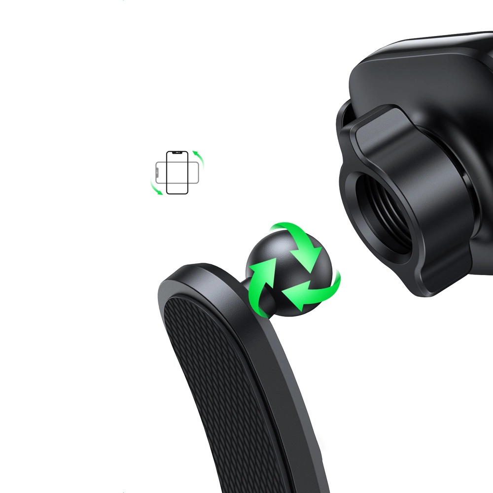 [ON RETURN] Ugreen car clamp for phone on the cockpit glass black (LP370)eng