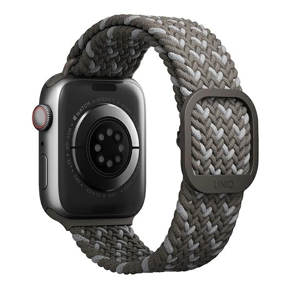 Uniq Aspen Braided Strap for Apple Watch 1/2/3/4/5/6/7/8/SE/SE2 44/42/45mm - Grayeng