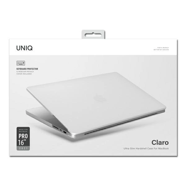 Uniq Claro case for MacBook Pro 16'' (2021) - transparenteng