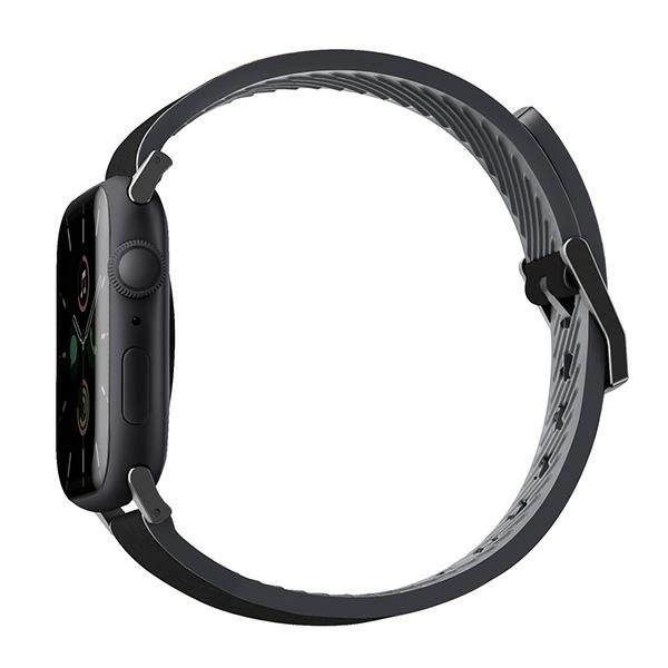 Uniq Straden Leather Hybrid Strap for Apple Watch 1/2/3/4/5/6/7/8/SE/SE2/Ultra 42/44/45/49mm - Blackeng