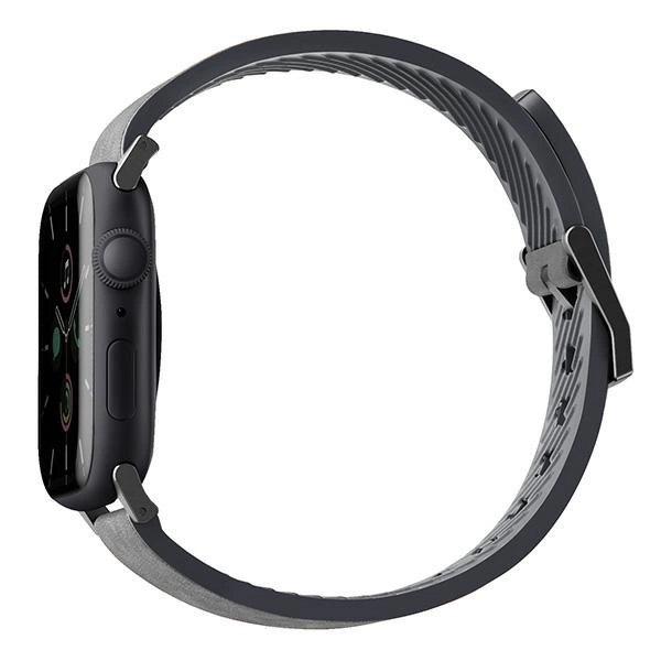 Uniq Straden Leather Hybrid Strap for Apple Watch 1/2/3/4/5/6/7/8/SE/SE2/Ultra 42/44/45/49mm - Grayeng