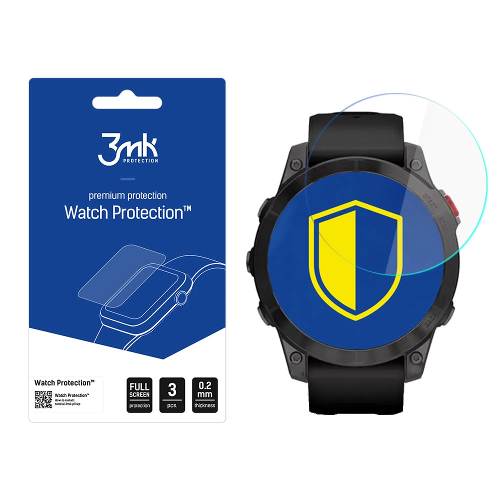 Garmin Epix 2 - 3mk Watch Protection™ v. FlexibleGlass Liteeng