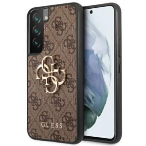 Guess GUHCS22S4GMGBR S901 S22 brązowy/brown hardcase 4G Big Metal Logoeng