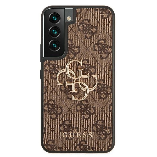 Guess GUHCS22S4GMGBR S901 S22 brązowy/brown hardcase 4G Big Metal Logoeng
