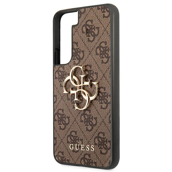 Guess GUHCS22S4GMGBR S901 S22 brązowy/brown hardcase 4G Big Metal Logoeng
