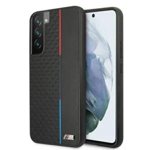 Etui BMW BMHCS22MTRTBK S22+ S906 czarny/black hardcase M Collection Triangleseng