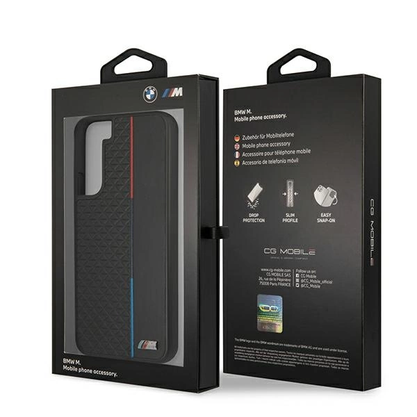 Etui BMW BMHCS22MTRTBK S22+ S906 czarny/black hardcase M Collection Triangleseng