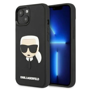 Karl Lagerfeld KLHCP13SKH3DBK iPhone 13 mini 5,4" czarny/black hardcase 3D Rubber Karl`s Headeng