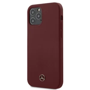 Mercedes MEHCP12MSILRE iPhone 12/12 Pro 6,1" czerwony/red hardcase Silicone Lineeng