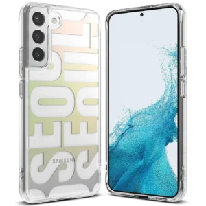 Ringke Fusion Design Armored Case Cover with Gel Frame for Samsung Galaxy S22 + (S22 Plus) transparent (Seoul) (F593R89)eng