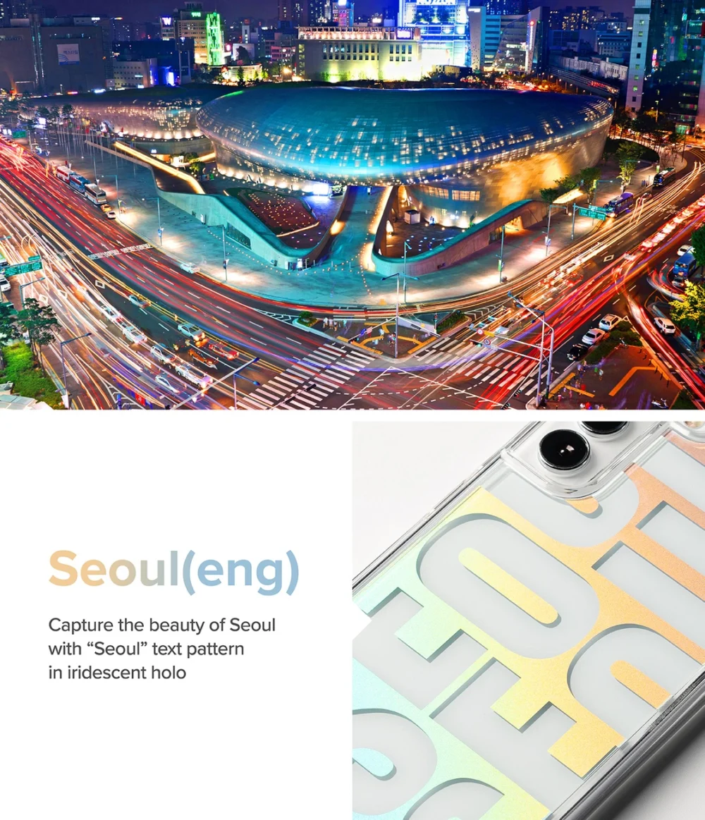 Ringke Fusion Design Armored Case Cover with Gel Frame for Samsung Galaxy S22 + (S22 Plus) transparent (Seoul) (F593R89)eng