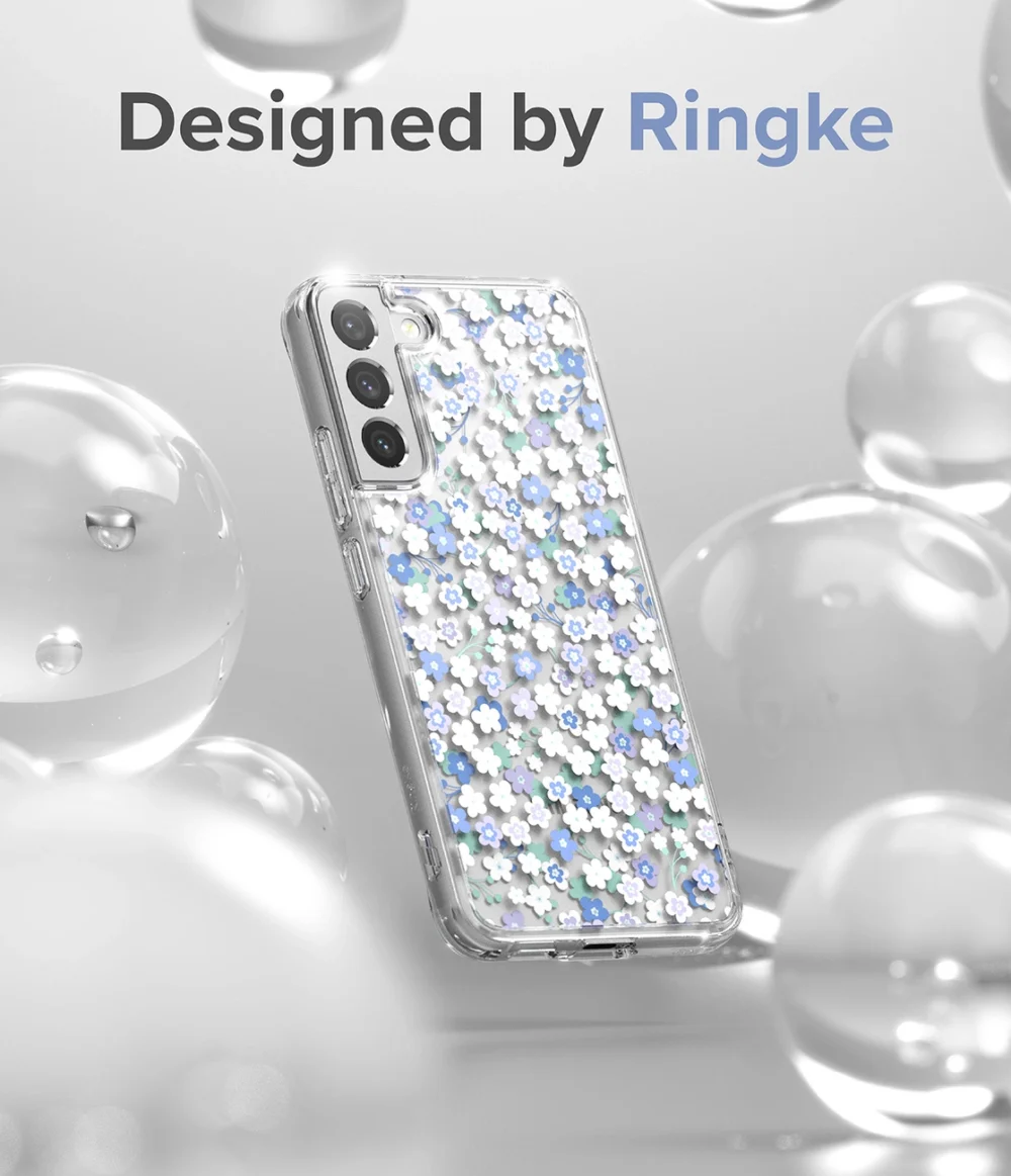 Ringke Fusion Design Armored Case Cover with Gel Frame for Samsung Galaxy S22 + (S22 Plus) transparent (Seoul) (F593R89)eng