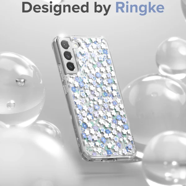 Ringke Fusion Design Armored Case Cover with Gel Frame for Samsung Galaxy S22 + (S22 Plus) transparent (Seoul) (F593R89)eng