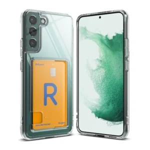 Ringke Fusion Card Case for Samsung Galaxy S22 + (S22 Plus) Card Wallet Documents Transparent (FCD593R52)eng