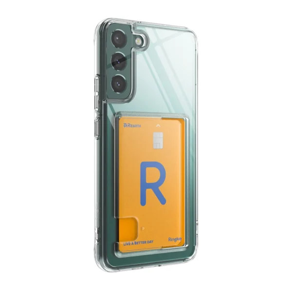 Ringke Fusion Card Case for Samsung Galaxy S22 + (S22 Plus) Card Wallet Documents Transparent (FCD593R52)eng
