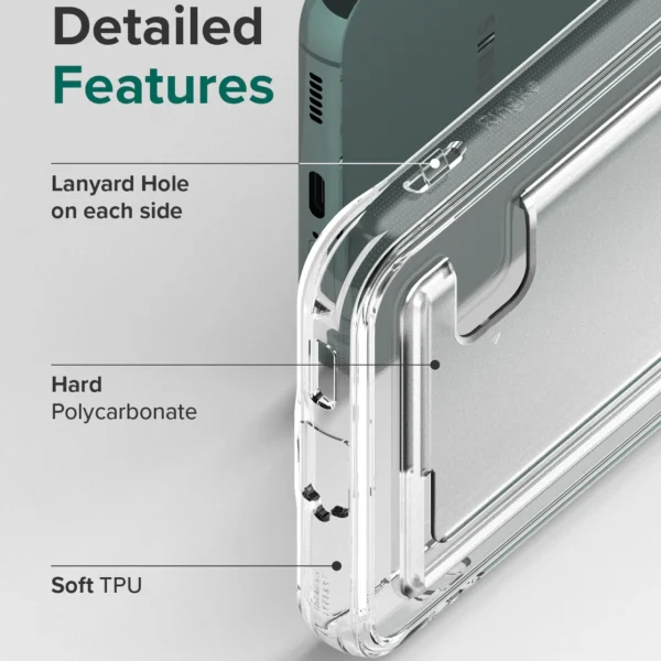 Ringke Fusion Card Case for Samsung Galaxy S22 + (S22 Plus) Card Wallet Documents Transparent (FCD593R52)eng