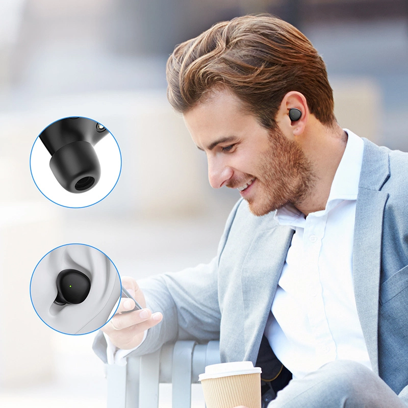 Joyroom TWS Bluetooth 5.1 300mAh wireless earphones black (JR-TL1 Pro)eng