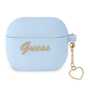 Guess GUA3LSCHSB AirPods 3 cover blue/blue Silicone Charm Heart Collectioneng
