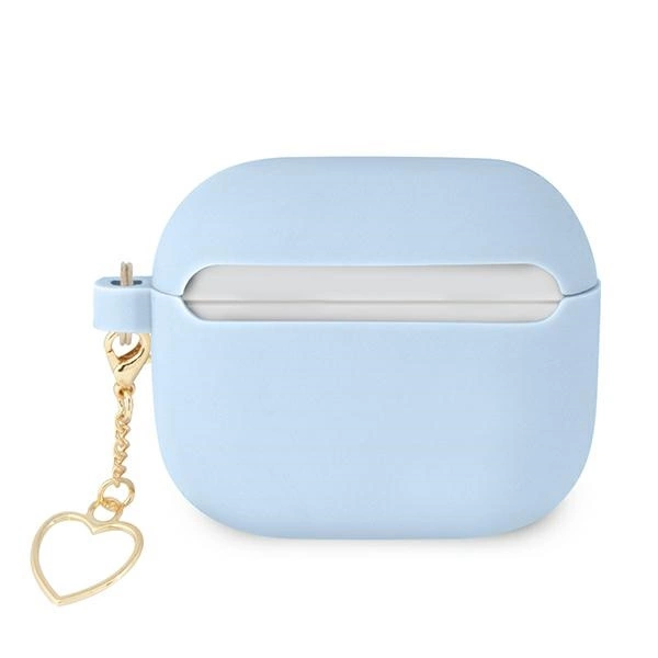 Guess GUA3LSCHSB AirPods 3 cover blue/blue Silicone Charm Heart Collectioneng