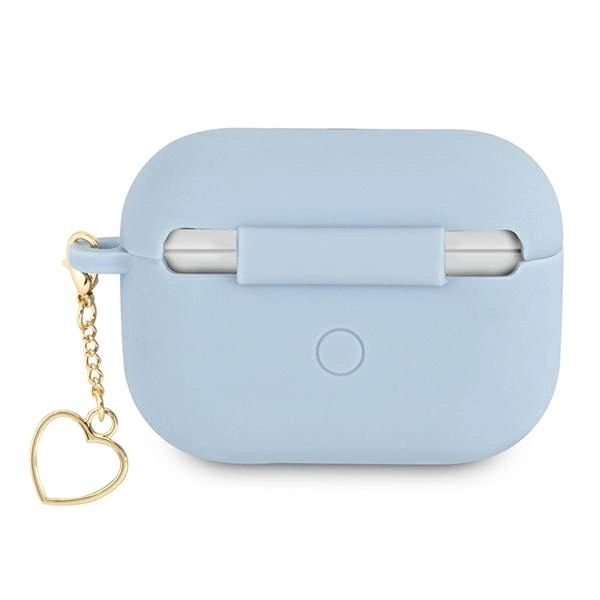 Guess GUAPLSCHSB AirPods Pro cover blue/blue Silicone Charm Heart Collectioneng