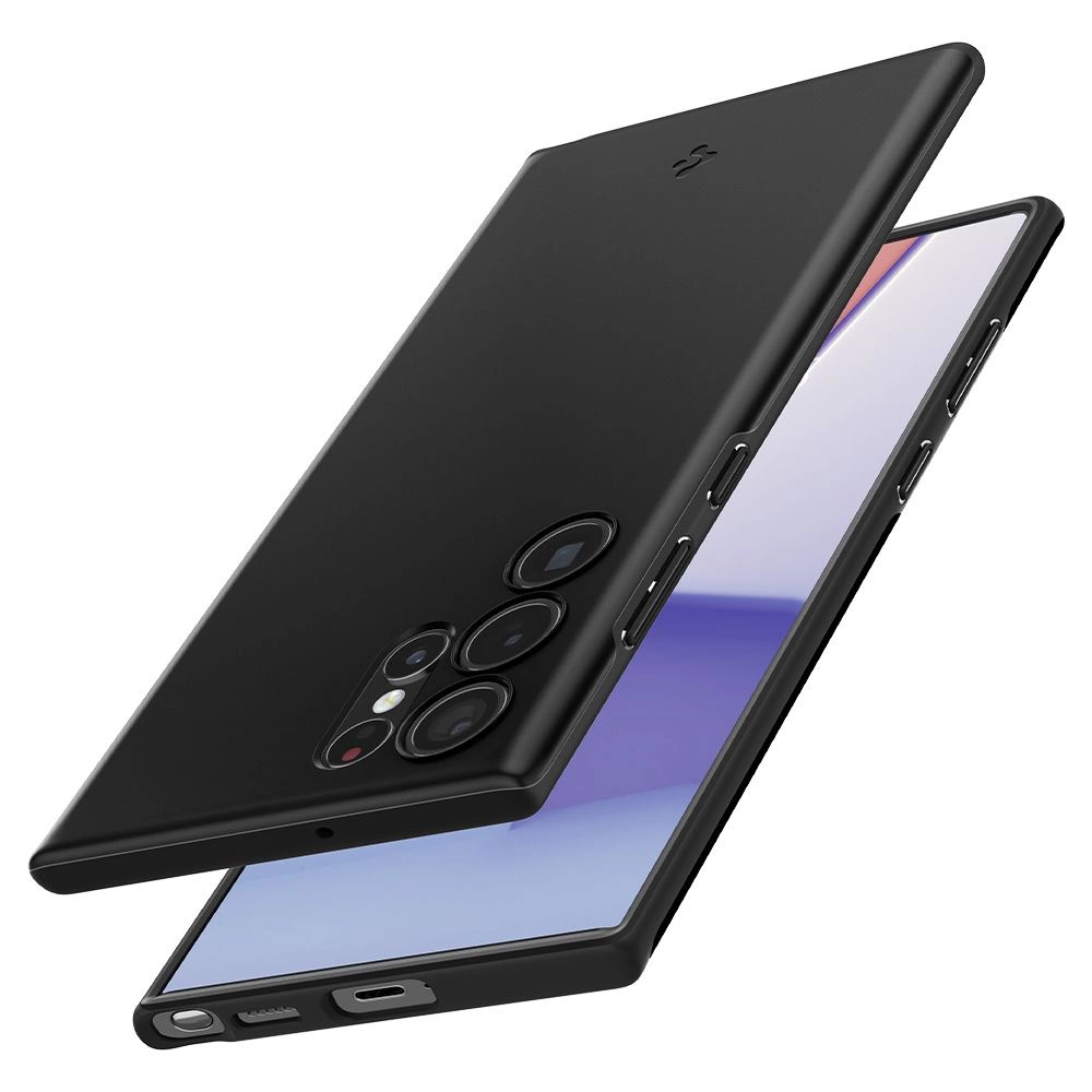 Spigen Thin Fit Case for Samsung Galaxy S22 Ultra - Blackeng