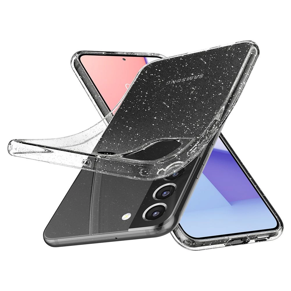 Spigen Liquid Crystal Case for Samsung Galaxy S22 - Clear Glittereng