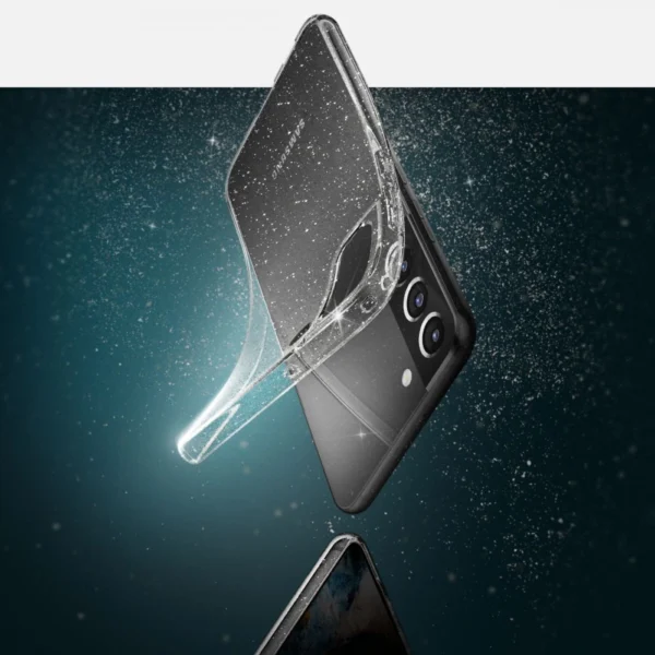 Spigen Liquid Crystal Case for Samsung Galaxy S22 - Clear Glittereng