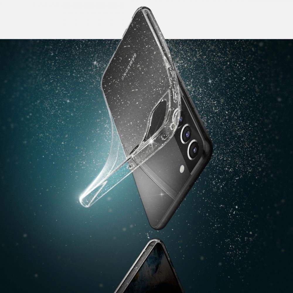 Spigen Liquid Crystal Case for Samsung Galaxy S22 - Clear Glittereng