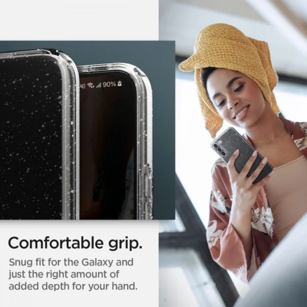 Spigen Liquid Crystal Case for Samsung Galaxy S22 - Clear Glittereng
