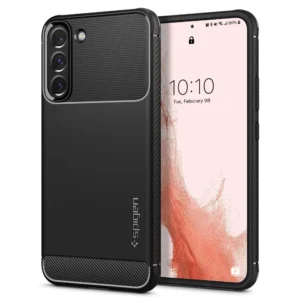 Spigen Rugged Armor Case for Samsung Galaxy S22 - Matte Blackeng