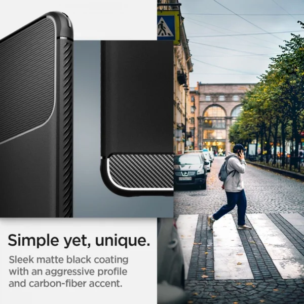Spigen Rugged Armor Case for Samsung Galaxy S22 - Matte Blackeng