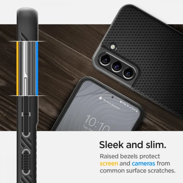 Spigen Liquid Air Case for Samsung Galaxy S22 - Matte Blackeng