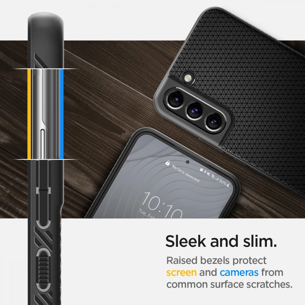 Spigen Liquid Air Case for Samsung Galaxy S22 - Matte Blackeng