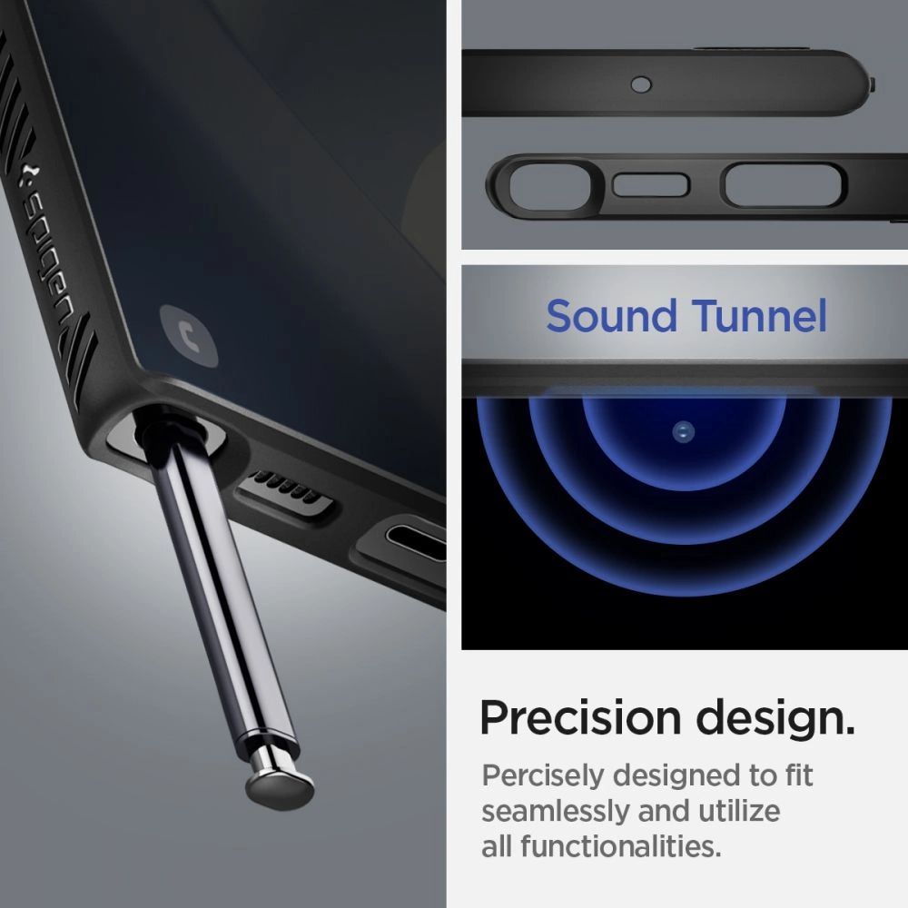 Spigen Liquid Air Case for Samsung Galaxy S22 Ultra - Matte Blackeng