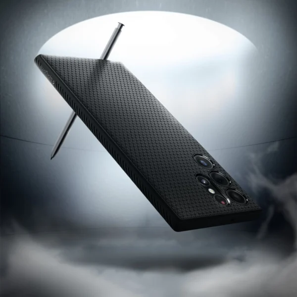 Spigen Liquid Air Case for Samsung Galaxy S22 Ultra - Matte Blackeng
