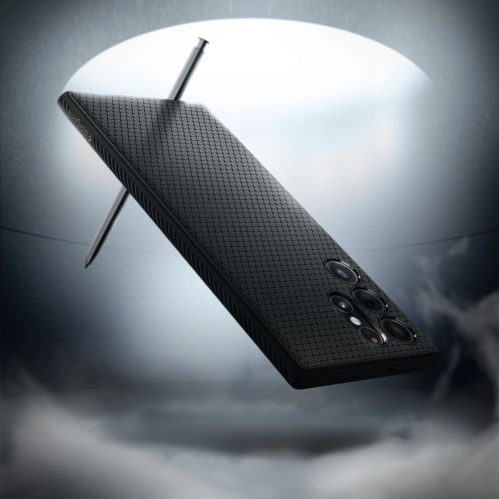 Spigen Liquid Air Case for Samsung Galaxy S22 Ultra - Matte Blackeng
