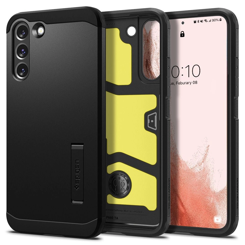 Spigen Tough Armor Case for Samsung Galaxy S22 - Blackeng