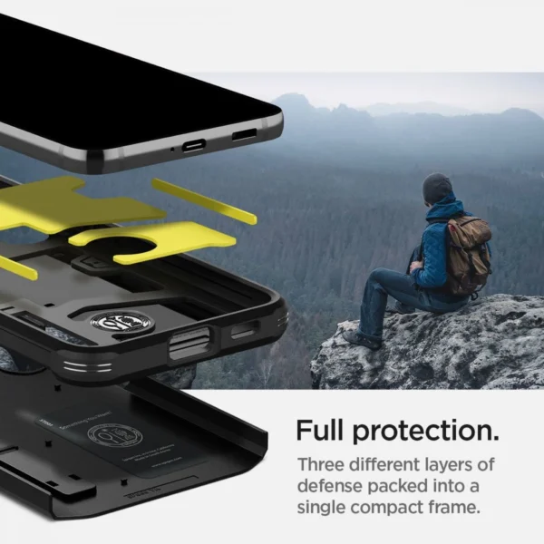 Spigen Tough Armor Case for Samsung Galaxy S22 - Blackeng