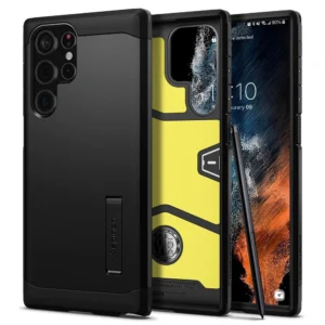 Spigen Tough Armor Case for Samsung Galaxy S22 Ultra - Blackeng