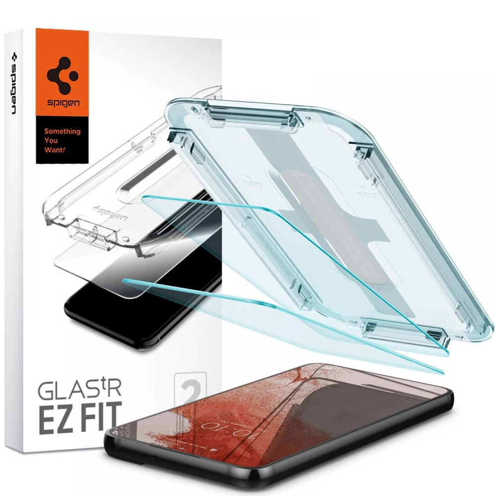 Spigen Glas.tR EZ Fit Tempered Glass for Samsung Galaxy S22+ - 2 pcs.eng