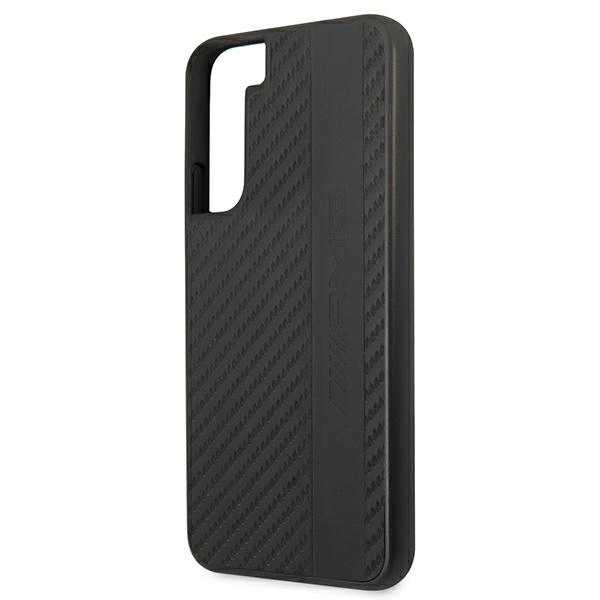 AMG AMHCS22MBLSCA S22+ S906 czarny/black hardcase Carbon Stripe&Embossedeng