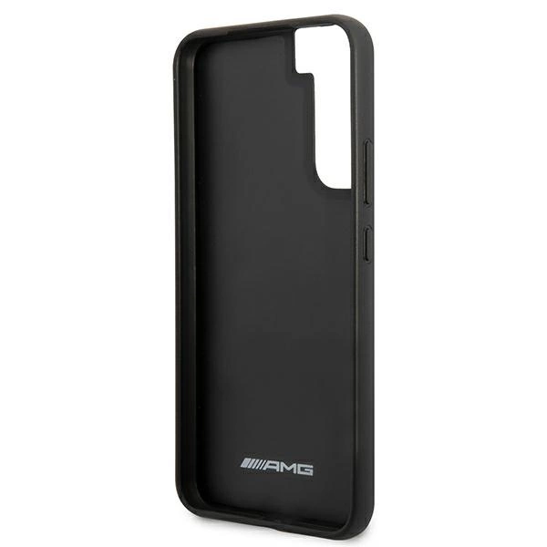 AMG AMHCS22MBLSCA S22+ S906 czarny/black hardcase Carbon Stripe&Embossedeng