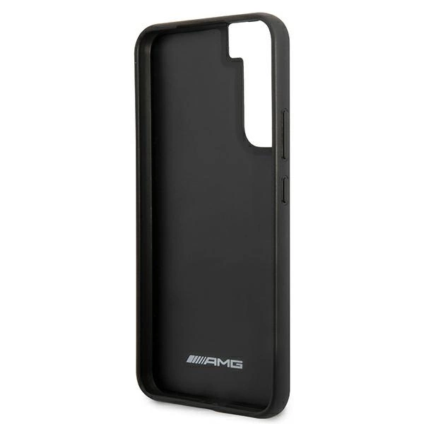 AMG AMHCS22MGSEBK S22+ S906 czarny/black hardcase Leather Debossed Lineseng