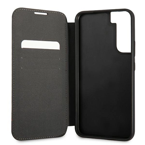 Etui BMW BMBKS22MPUCARTCBK S22+ S906 czarny/black bookcase M Collection Triangleseng