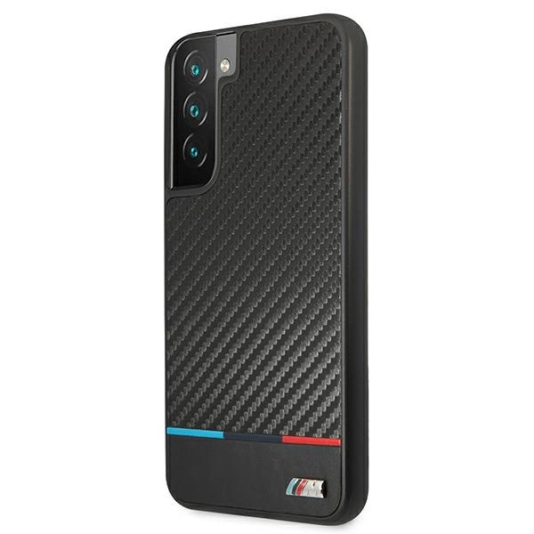 Etui hardcase BMW BMHCS22MPUCARTCBK S22+ S906  black/czarny M Collection Triangleseng
