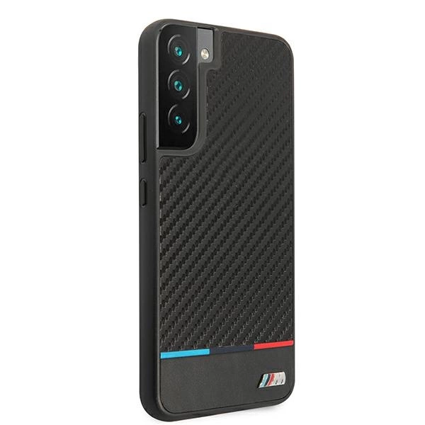 Etui hardcase BMW BMHCS22MPUCARTCBK S22+ S906  black/czarny M Collection Triangleseng