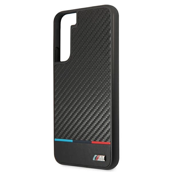 Etui hardcase BMW BMHCS22MPUCARTCBK S22+ S906  black/czarny M Collection Triangleseng