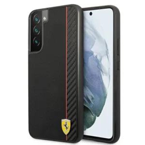 Ferrari FESAXHCS22MBK S22+ S906 black/black hardcase On Track Carbon Stripeeng