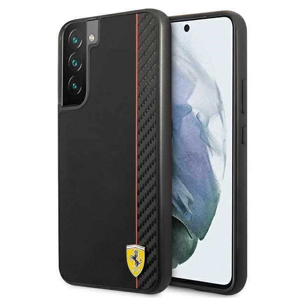 Ferrari FESAXHCS22MBK S22+ S906 black/black hardcase On Track Carbon Stripeeng