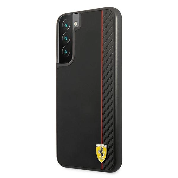 Ferrari FESAXHCS22MBK S22+ S906 black/black hardcase On Track Carbon Stripeeng